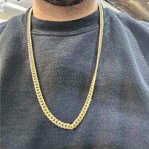 Planet Gold Men's Gold Chain Necklace